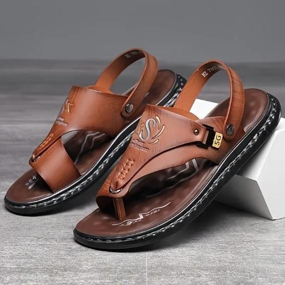 Men's casual Synthetic Leather Sandal - Bazarshopy