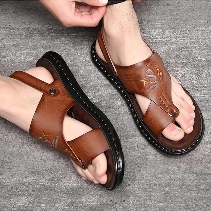 Men's casual Synthetic Leather Sandal - Bazarshopy