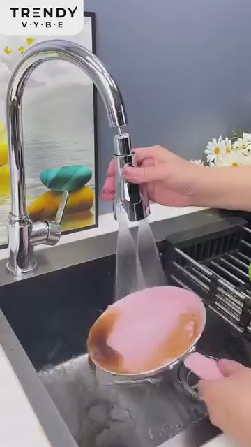 🏡 3 Modes Kitchen Sink Faucet – Stainless Steel