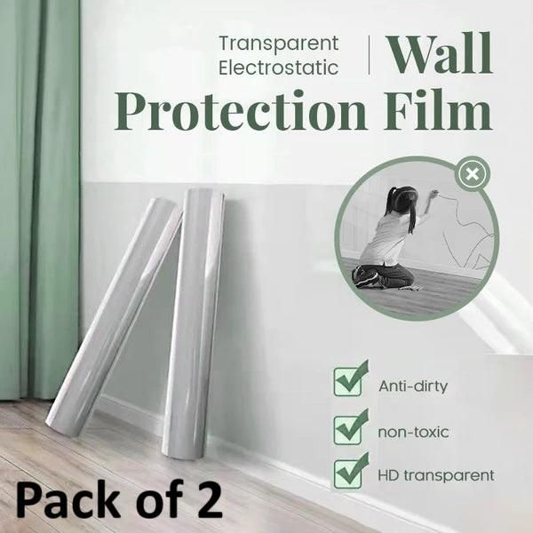 🛡️ Self - Adhesive Transparent Electrostatic Wall Protection Film (Buy 1 Get 1 Free) - Bazarshopy