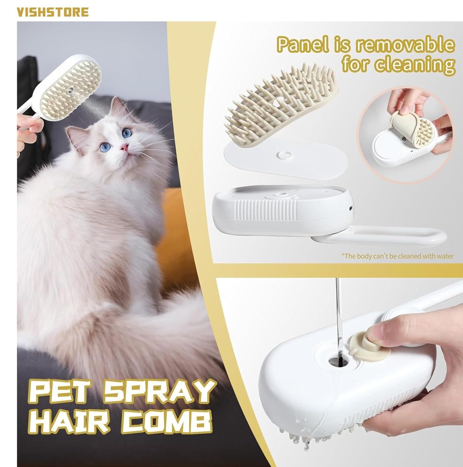 Steam Brush for Dog/Cat - Bazarshopy